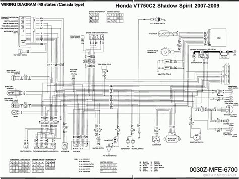 1993 honda shadow wiring diagram 